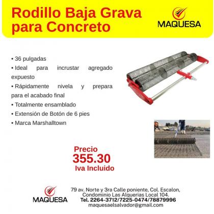 Rodillo baja grava 36 pulgadas