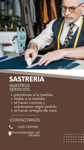 Sastrería en urbanización cimas de san bartolo 2