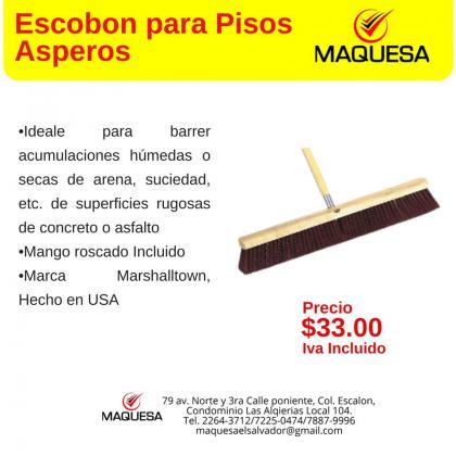 Escoba para pisos ásperos Marshalltown