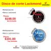 Disco de corte para  concreto