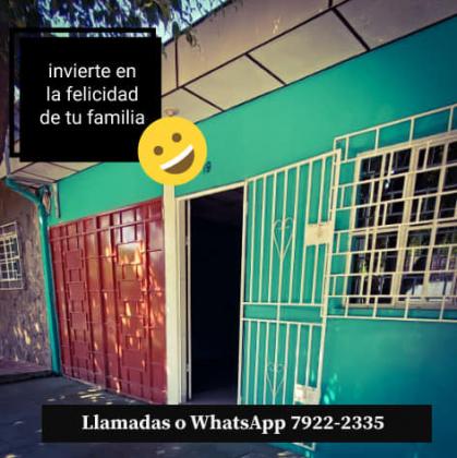 Vendo Casa a Orilla de Calle en Santa Ana para Vivir o Negocio