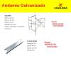 Andamios con normas Internacionales, Galvanizados fabricados en China.