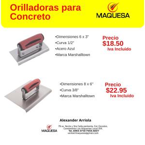 Orilladoras para concreto, MARSHALLTOWN USA. Herramientas hechas del mejor acero del mundo