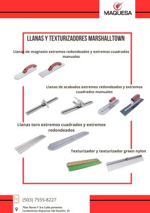 Ladrillos Abrasivos MARSHALLTOWN para concreto. Magnifica herramienta.